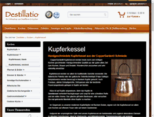 Tablet Screenshot of kupferkessel.de